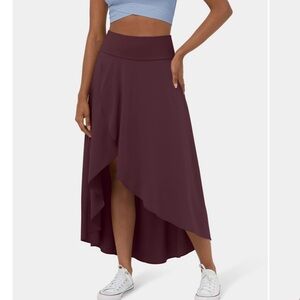 Breezeful™ High Waisted High Low Quick Dry Casual Regular Maxi Skirt